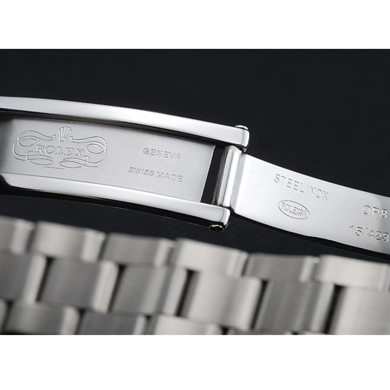 Aaa replica watch Bracelet Dial Submariner Steel Rolex Stainless Lilas 1454155 0604